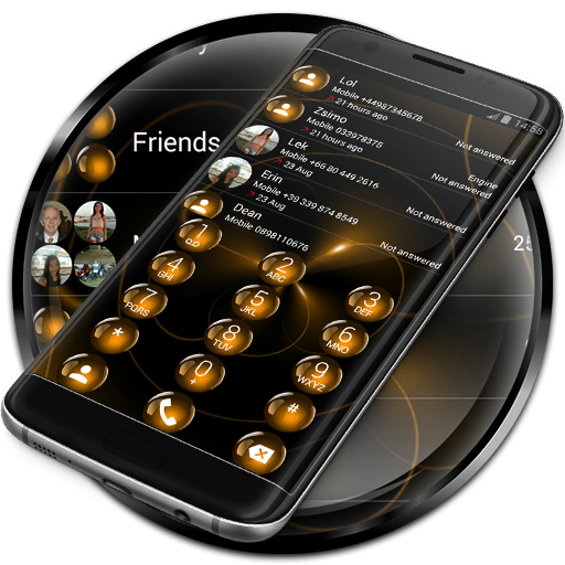 Dialer Theme Spheres Orange أيقونة