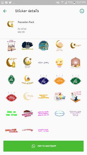 As-Sirat Islamic Whatsapp Stickers screenshot 3