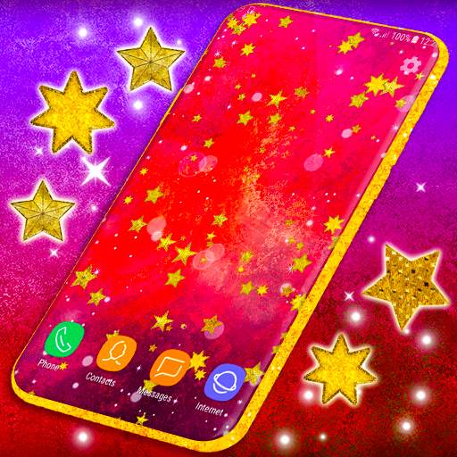 Gold Stars Live Wallpaper 6.9.9