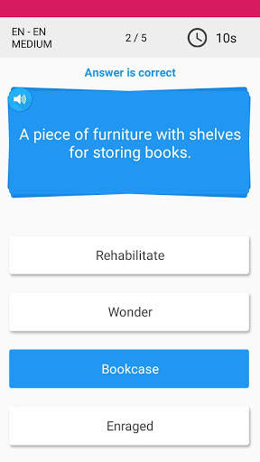 EVOG - English Vocabulary Game screenshot 2