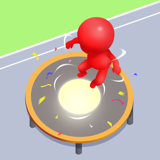 Trampoline 3D icon