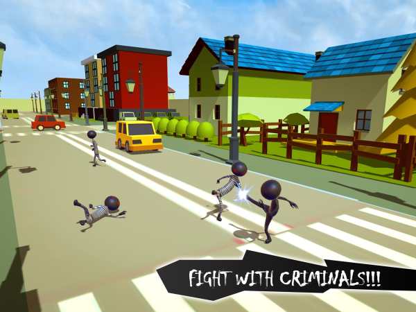 Stickman Crime City Escape स्क्रीनशॉट 7