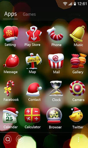 Lady Santa GO LAUNCHER THEME screenshot 3