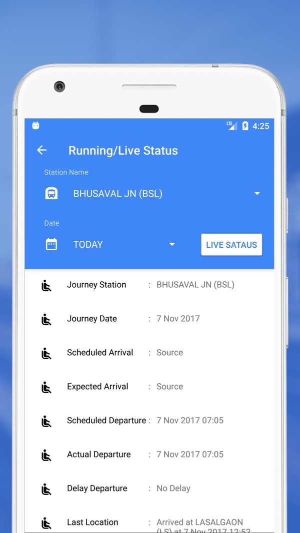 Live Train Status, PNR Status & Indian Rail Info screenshot 3