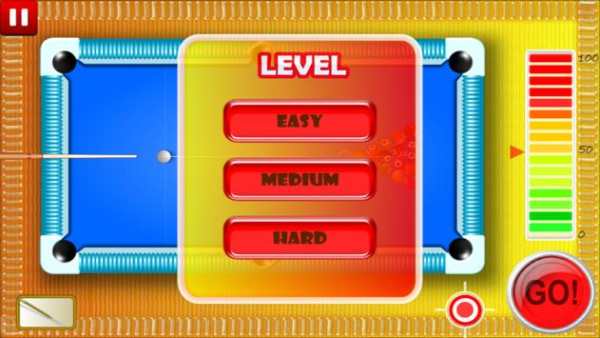 Snooker game screenshot 1