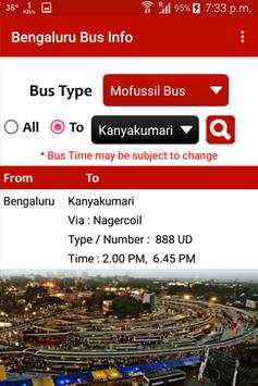 Bangalore Bus Info screenshot 8