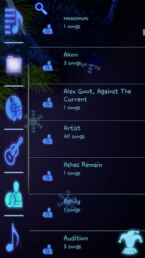 Mp3 Player 3D : NightSky 5 تصوير الشاشة