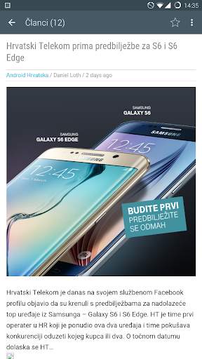 Smartphone Novosti screenshot 1