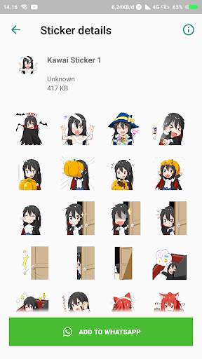 Kawaii Anime Stickers  for WhatsApp screenshot 5