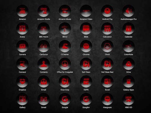 Daf Clean Red Icon Pack screenshot 10
