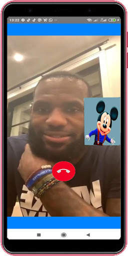 LeBron James Fake video call screenshot 7