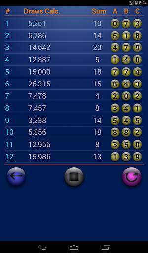 Pick 3 lottery 9 تصوير الشاشة