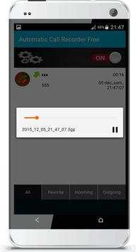 Automatic Call Recorder Free screenshot 3