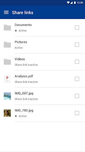 IONOS HiDrive screenshot 5