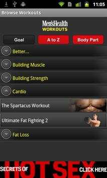 Men's Health Workouts Lite screenshot 2