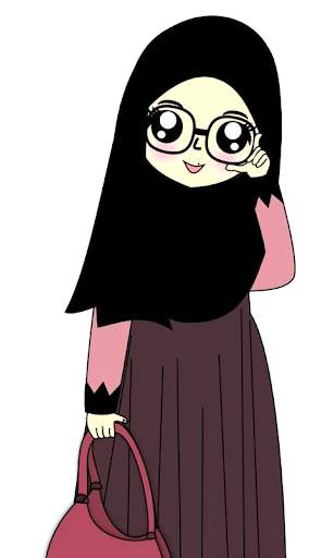 Hijab Cartoon Muslimah Wallpapers screenshot 5