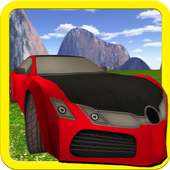 Sports Car Speed Mountain Driving – Off road racer logo