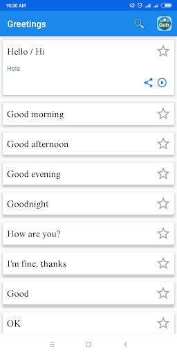 Learn Spanish Offline || Speak Spanish || Alphabet screenshot 3