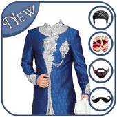 Sherwani Photo Suit Editor أيقونة