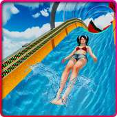 toboggan course de pointe vers le haut logo