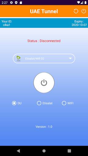 Uae Tunnel vpn screenshot 2