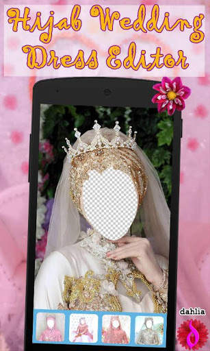 Hijab Wedding Dress Editor screenshot 1