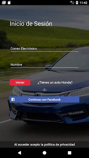 Optima Honda screenshot 1