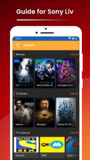 Guide For Sony TV - Live TV Shows - Movies Guide screenshot 2