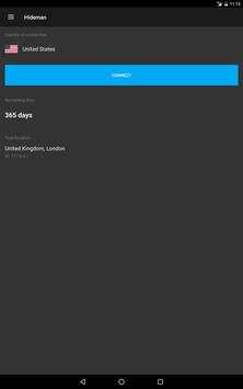 Hideman VPN screenshot 4