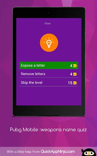 Pubg Mobile:weapons name quiz screenshot 10