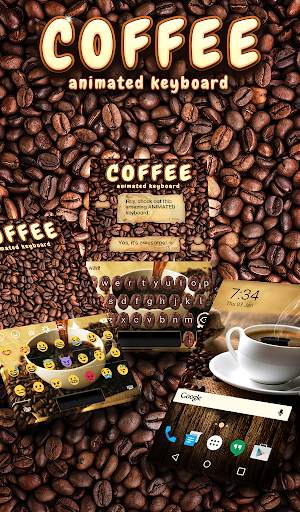 Coffee Live Wallpaper Theme screenshot 1
