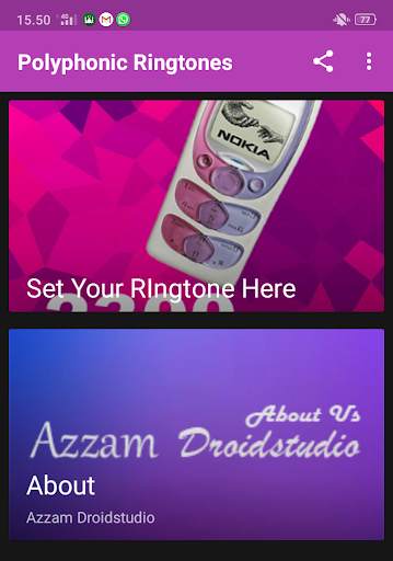 Polyphonic Ringtones Jadul скриншот 2