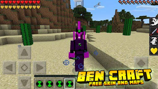 Ben 👽10 Skin Mod for Minecraft PE screenshot 1