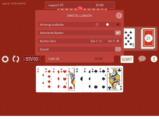 Pro Rommé online screenshot 10