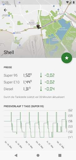 Spritpreise - günstig Tanken screenshot 3