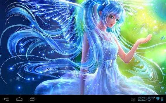 Lovely Angel Live Wallpaper screenshot 3