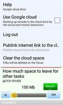 Online camera  &  Motion detector &  Cloud drives screenshot 5