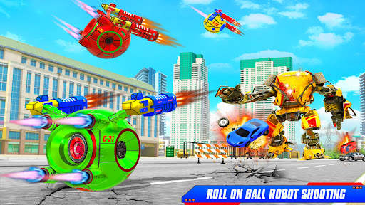 robot bóng trò chơi biến hình screenshot 2