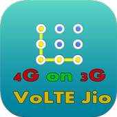 Lock 4G on 3G VoLTE Jio 1.0
