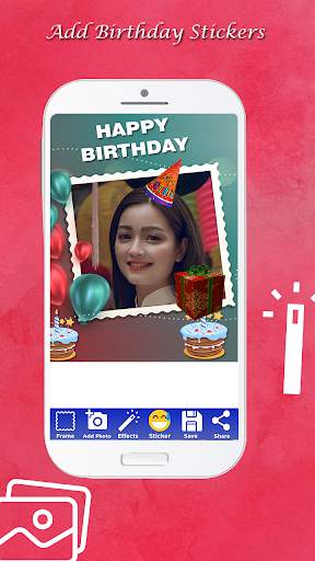 Birthday Photo Frame 5 تصوير الشاشة