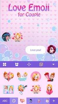 Love Emoji Keyboard for Couple screenshot 3