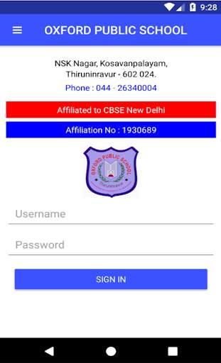 OXFORD PUBLIC SCHOOL screenshot 1