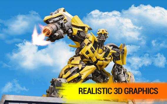 Robot Mobil Futuristik Transform: Robot Hero Fight screenshot 3