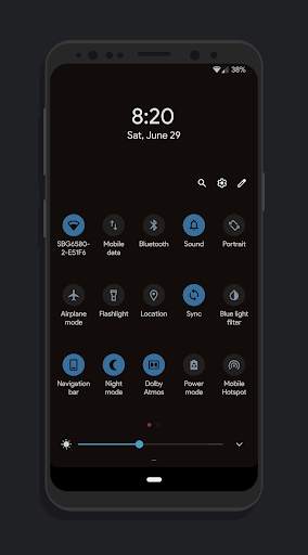 Hex Plugin - AOSP R Dark screenshot 3