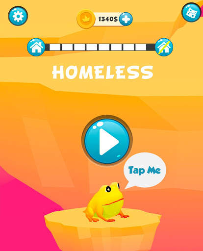 Tap the frog- Homeless Frog Games screenshot 18