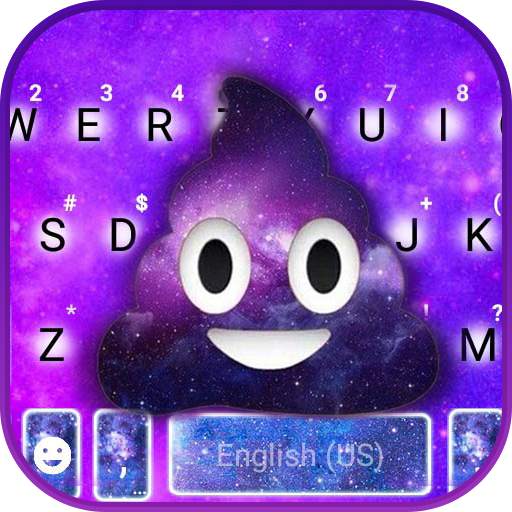 Galaxy Poop Keyboard Theme 3.0