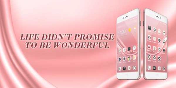 Pink Silk Theme screenshot 1