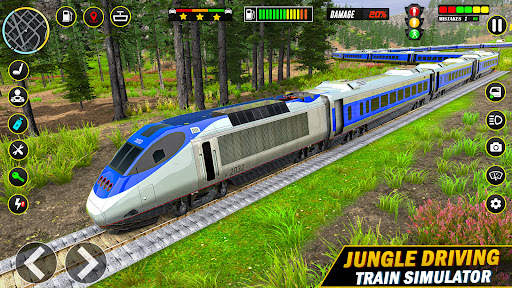 City Train Driving Train Games screenshot 4