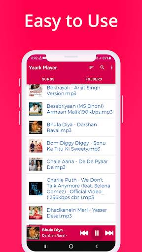 Music Player - Audio Player Yaark 1 تصوير الشاشة