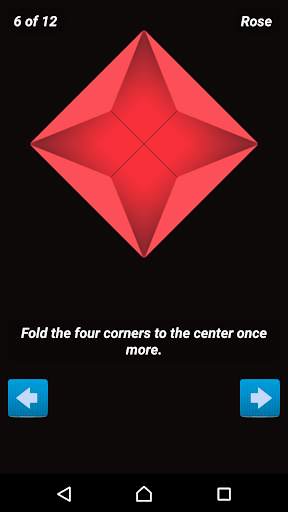 Origami Flower Instructions 3D screenshot 4